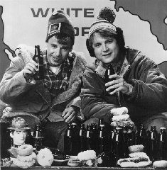 Bob & Doug with beers